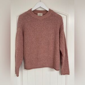 Universal Thread Dusty Rose Crew Neck Knit Sweater